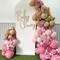 Pink Balloon Garland - Dusty Rose Light Pink Latex Balloons Arch Different Sizes 18/12/5 Inch for Birthday Baby Shower Wedding Bridal Engagement Party Decorations